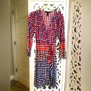 BCBGMAXAZARIA wrap dress Size Large